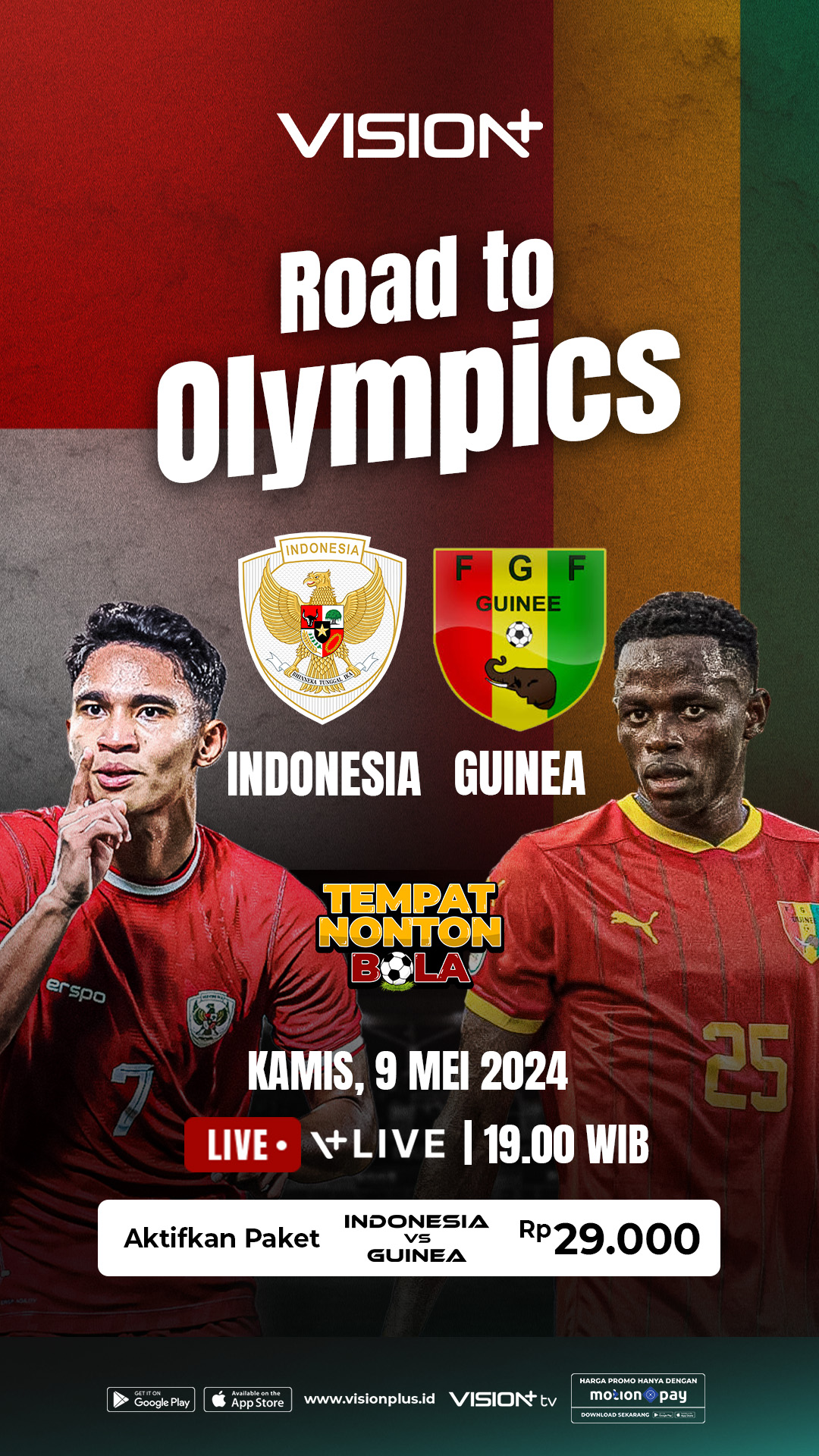 Indonesia vs Guinea