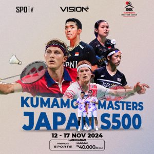 BWF Kumamoto Masters 2024 di Vision+