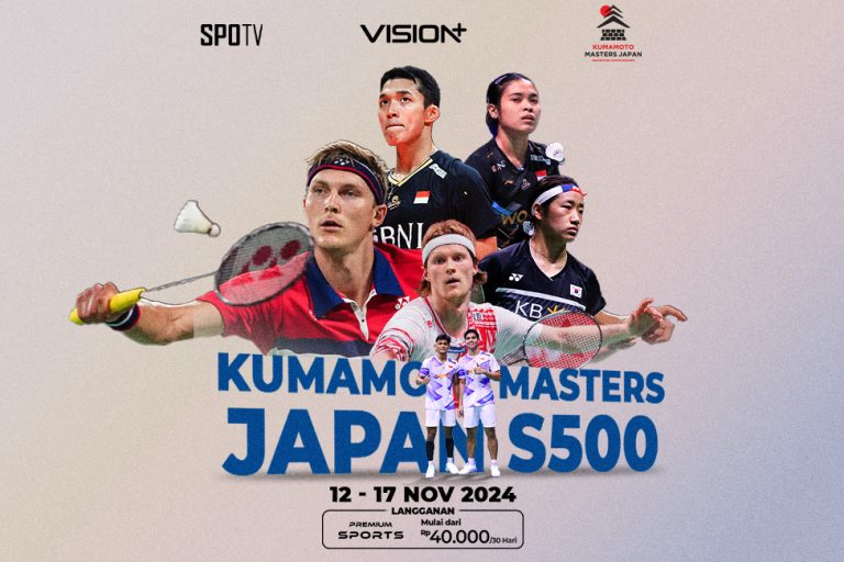 BWF Kumamoto Masters 2024 di Vision+