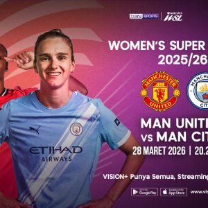 Jadwal Man United vs Man City LIVE di VISION+